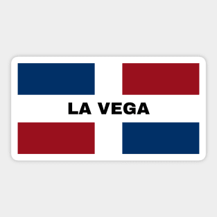 La Vega City in Dominican Republic Flag Sticker